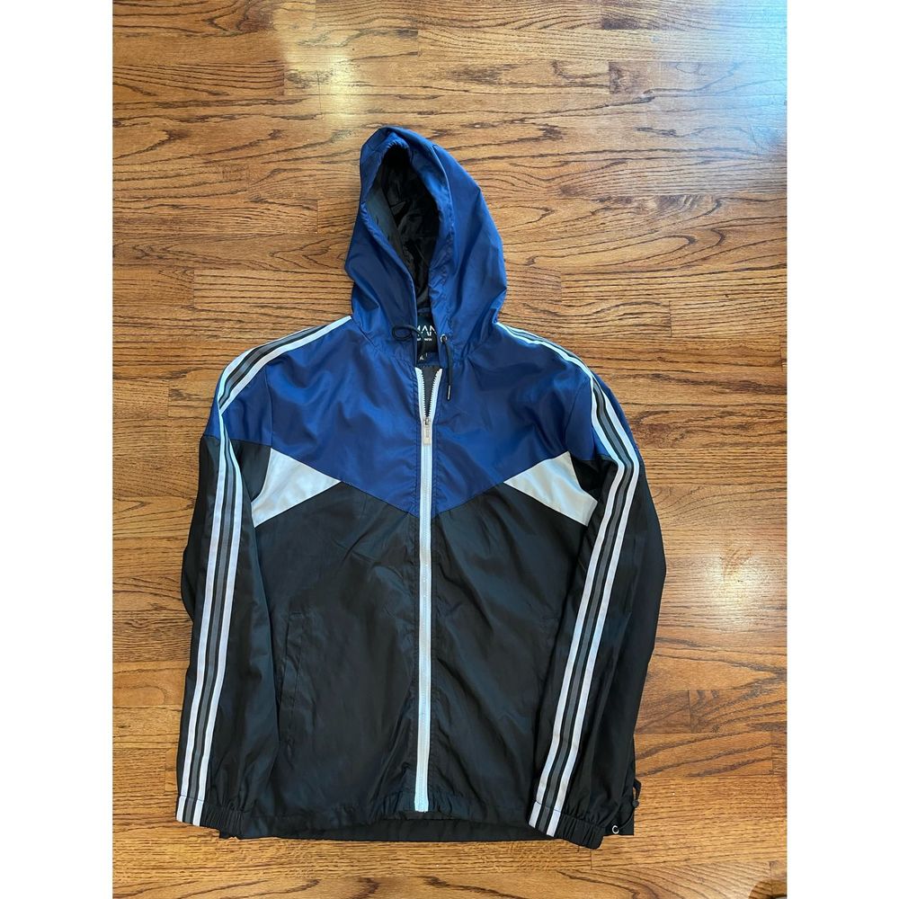 BoohooMAN Block Windbreaker